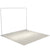 Straight QuickZip 10ft hardware frame shown fully assembled on light trade show flooring for booth setup