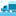 Illustrated delivery truck graphic used to represent rush production service